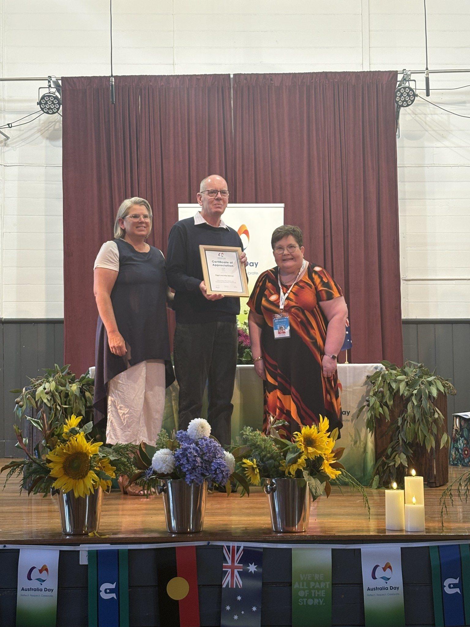 2026 Australia Day Awards - Nigel and Ally Mercer