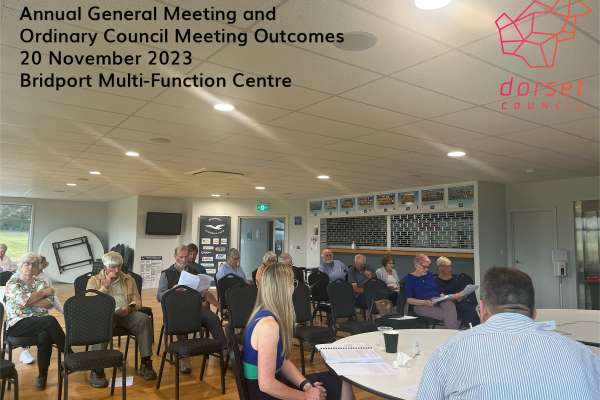 Graphic AGM and Council Meeting Bridport 2023