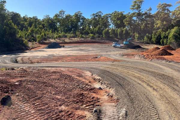 SWTS green waste hardstand