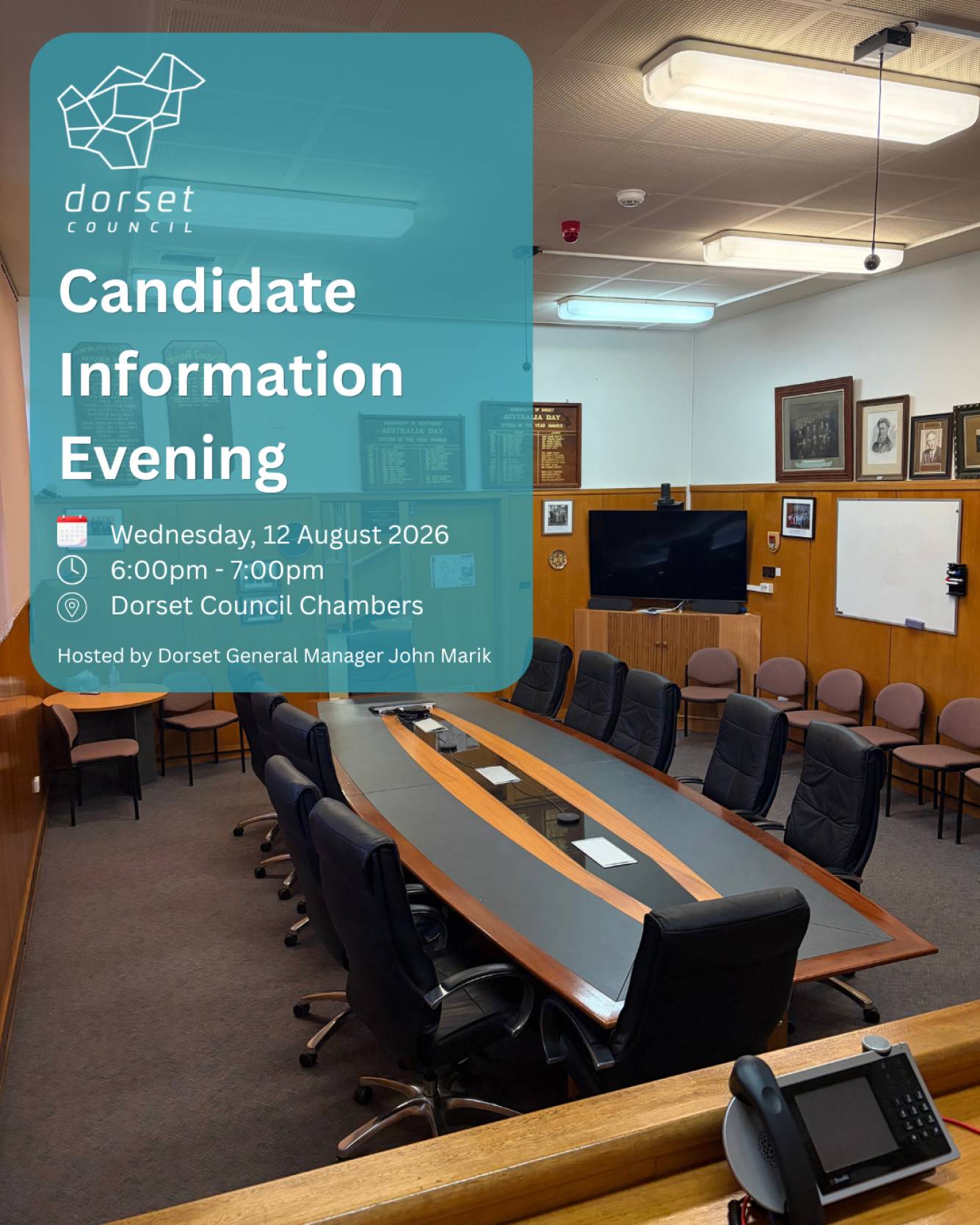 Candidate Information Evening – 12 August 2026