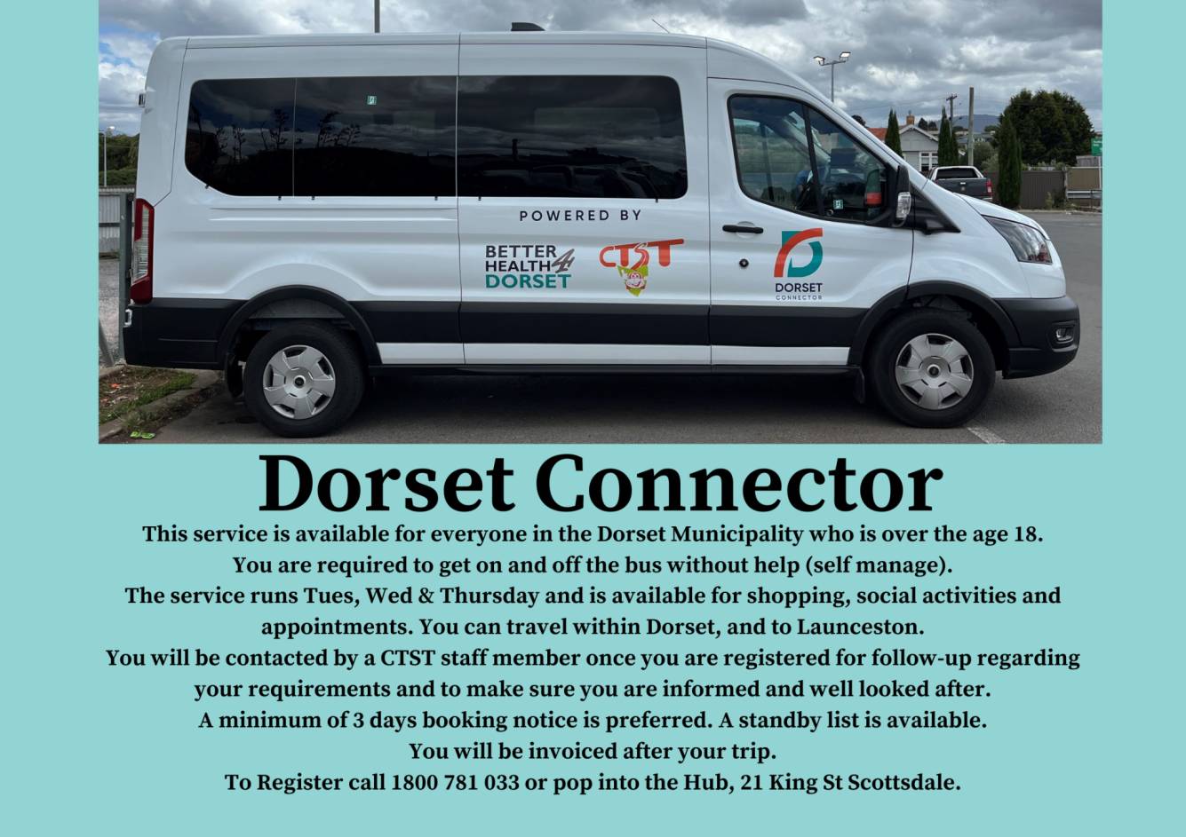 Free Bus Travel and Dorset Connector Information