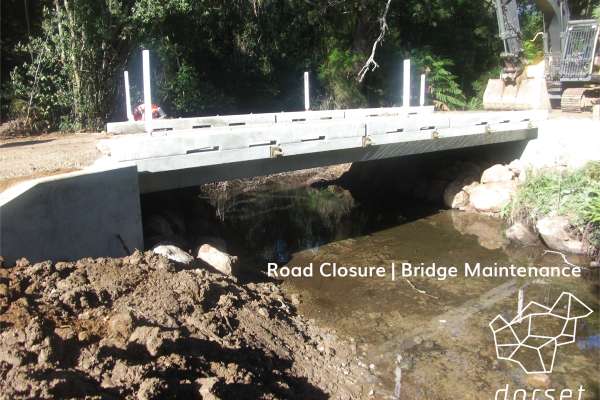 Road Closure Bridge Maintenance