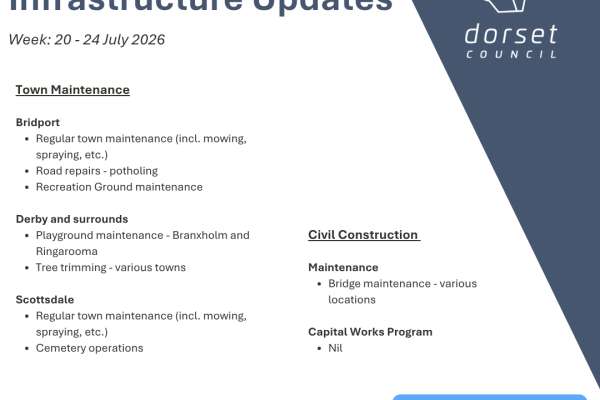 Infrastructure Updates 20 July 2026