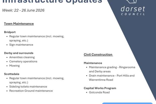 Infrastructure Updates 22 June 2026